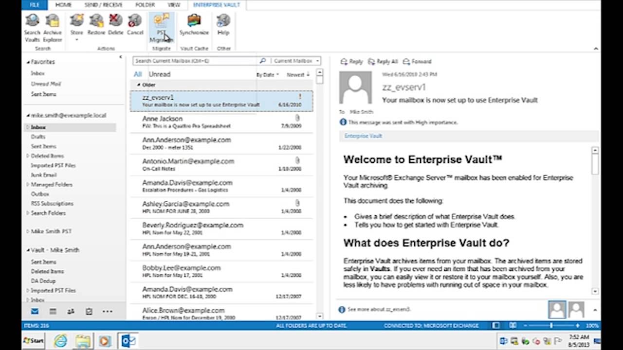enterprise vault client download